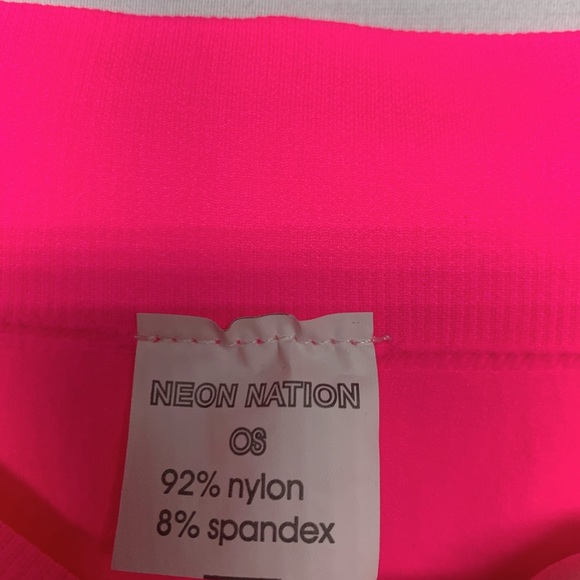 Neon Nation Pink Leggings - Picture 4 of 8